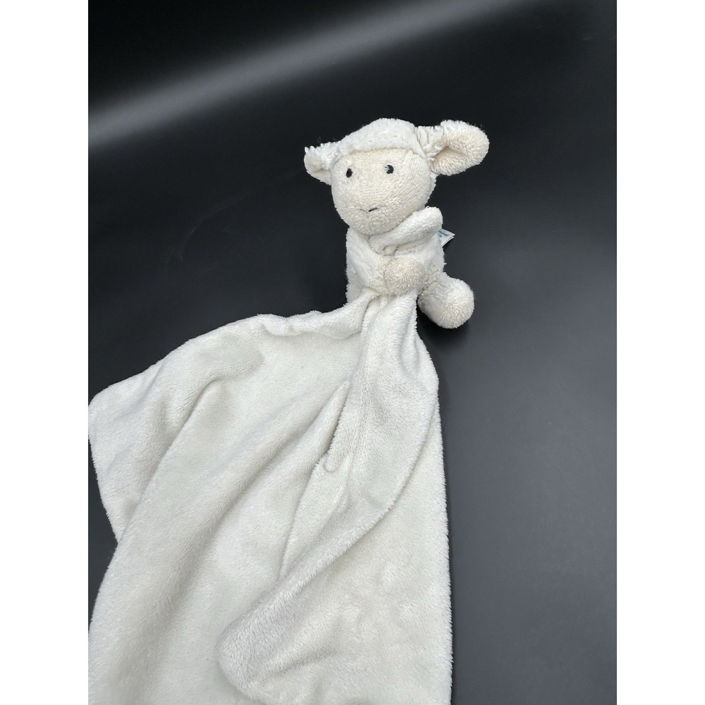 Little Jellycat White Bunny Lovey Security Blanket Plush Soother